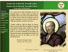 Tablet Screenshot of fraterstbenoitlabre.com